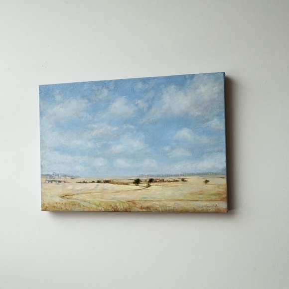 "Wyoming route 80" Original oil painting, 18"x26" - Picture 4 of 4